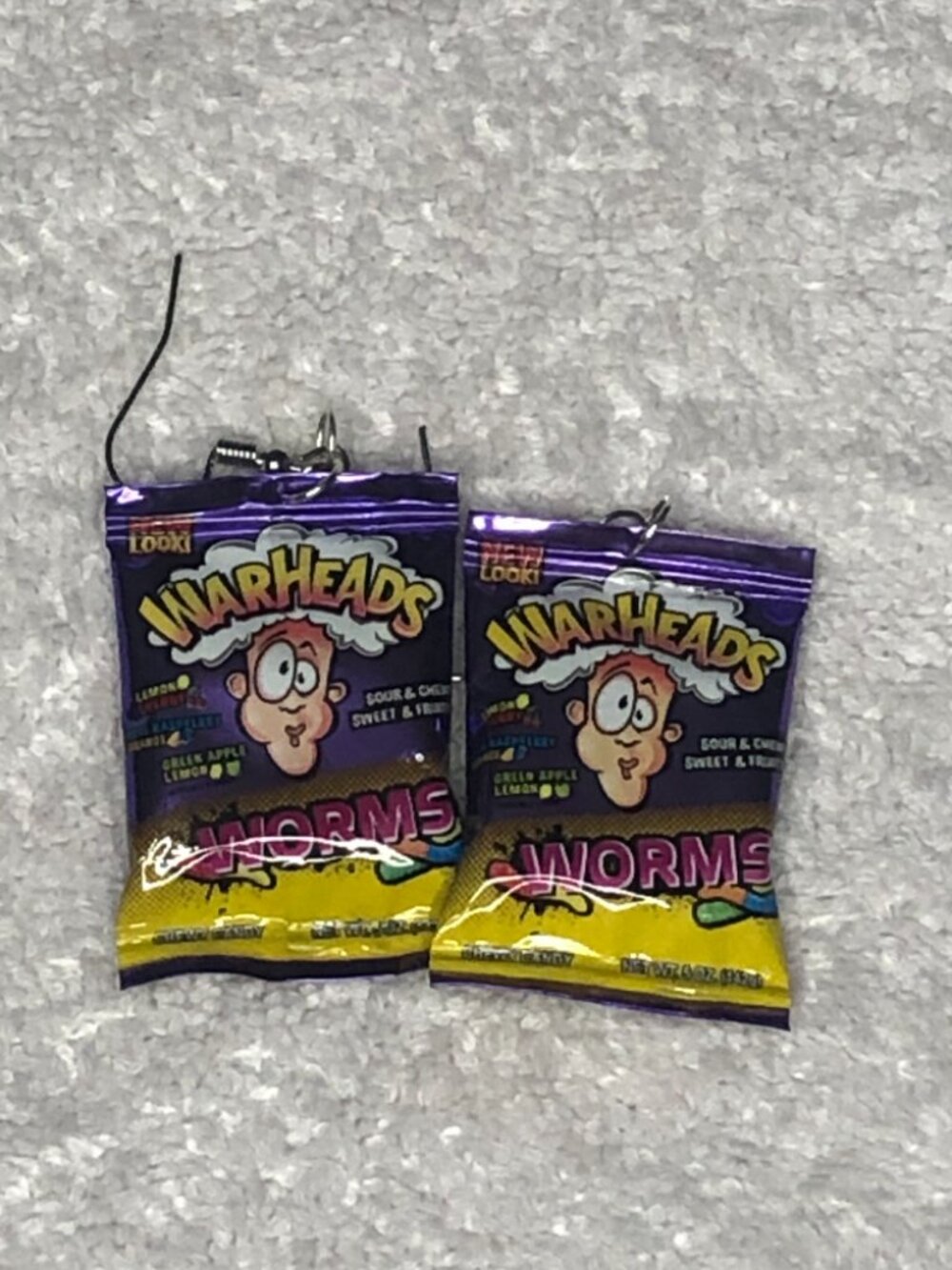 Mini Brands Warheads Worms Earrings